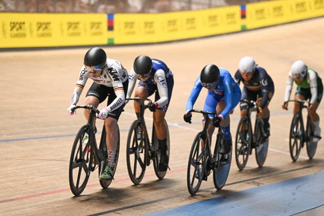 2026 UCI Junior Track World Championships Picture by Mathew Wells SWpix.com - 23 08 2026 - Cycling - 2026 UCI Junior Track World Championships - Heusden-Zolder, Flanders, Belgium - Women Keirin Final 7-12 - Lara Colberg of Germany, Copyright: x xSWpix.comx(t axPhotographyxHubxLtd)xMathewxWells SWpix.comx SWP-3030-19374