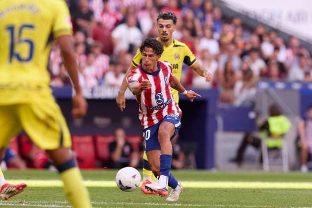 ESP: LaLiga EA Sports Atletico de Madrid v Villarreal CF Giuliano Simeone of Atletico de Madrid during LaLiga EA Sports between Atletico de Madrid v Villarreal CF played at Riyadh Air Metropolitano Stadium in Madrid on August 23, 2026 in Spain Spain Futbol *** ESP LaLiga EA Sports Atlético de Madrid vs. Villarreal CF Giuliano Simeone of Atlético de Madrid during the LaLiga EA Sports match between Atlético de Madrid and Villarreal CF, played at Riyadh Air Metropolitano Stadium in Madrid on August 23, 2026, in Spain. Spanish Soccer Copyright: xAgenciaxLOFx