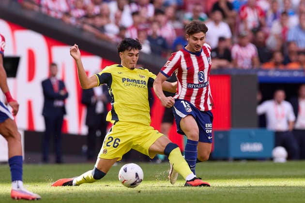 ESP: LaLiga EA Sports Atletico de Madrid v Villarreal CF 26villa and Julian Alvarez of Atletico de Madrid during LaLiga EA Sports between Atletico de Madrid v Villarreal CF played at Riyadh Air Metropolitano Stadium in Madrid on August 23, 2026 in Spain Spain Futbol *** ESP LaLiga EA Sports Atlético de Madrid vs. Villarreal CF 26villa and Julián Álvarez of Atlético de Madrid during the LaLiga EA Sports match between Atlético de Madrid and Villarreal CF played at the Riyadh Air Metropolitano Stadium in Madrid on August 23, 2026, in Spain. Spanish Soccer Copyright: xAgenciaxLOFx