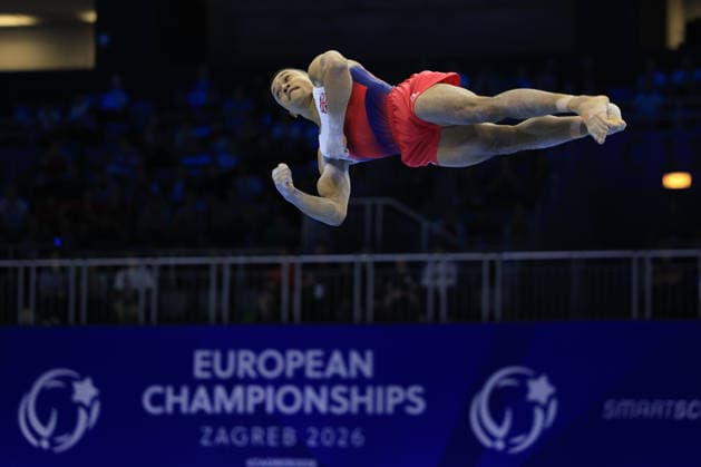 Zagreb, 23.08.2026. - 37TH EUROPEAN MEN™S ARTISTIC GYMNASTICS Men s Artistic Gymnastics Team Final SENIORS. 568 FRASER Joe (GBR) Men s Artistic Gymnastics Team Final SENIORS  2S6A7477.JPG