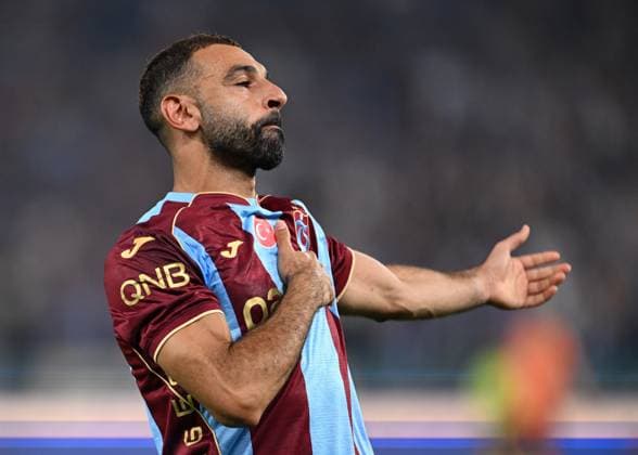 Trabzonspor v Basaksehir - Turkish Super Lig TRABZON, TURKIYE - AUGUST 23: Mohamed Salah of Trabzonspor celebrates after scoring a goal during the Turkish Super Lig week 2 football match between Trabzonspor and Istanbul Basaksehir at Papara Park in Trabzon, Turkiye on August 23, 2026. Hakan Burak Altunoz Anadolu Trabzon Turkey. Editorial use only. Please get in touch for any other usage.  Copyright: x2026xAnadoluxHakanxBurakxAltunozx