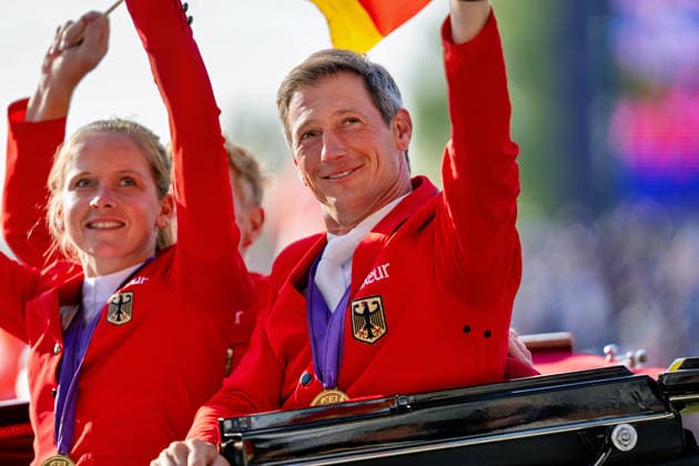 Impressionen der Abschlussfeier, Daniel Deusser FEI World Championship, WM, Weltmeisterschaft Aachen 2026, Closing Ceremony, Abschlussfeier, 23.08.2026 FEI World Championship Aachen 2026, Closing Ceremony, Abschlussfeier, 23.08.2026 Aachen *** Highlights from the closing ceremony, Daniel Deusser, FEI World Championships Aachen 2026, Closing Ceremony, August 23, 2026, FEI World Championships Aachen 2026, Closing Ceremony, August 23, 2026, Aachen Copyright: xEibner-Pressefoto J.xDerondeaux EP_JDU