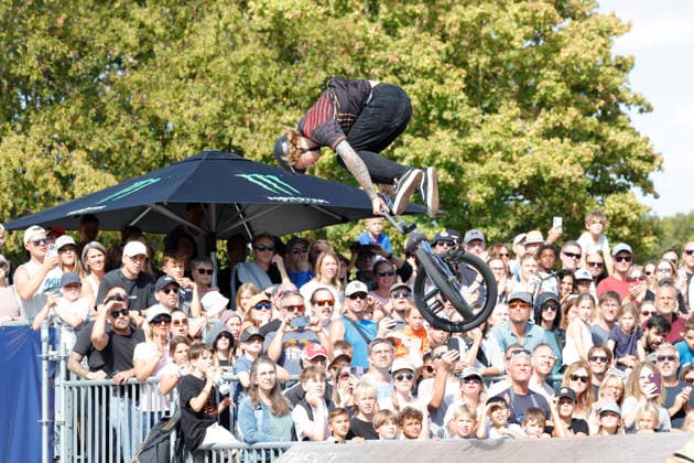 23.08.2026 Finale Männer bei der UEC BMX Freestyle Park Europameisterschaft in Darmstadt Ausrichter VC Darmstadt hier Dean Florian Darmstadt Hessen Deutschland *** August 23, 2026 Men s Final at the UEC BMX Freestyle Park European Championships in Darmstadt Organizer: VC Darmstadt Here: Dean Florian Darmstadt, Hesse, Germany