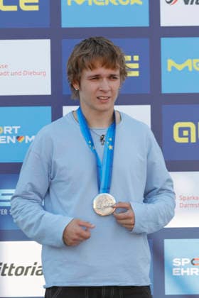 23.08.2026 Finale Männer bei der UEC BMX Freestyle Park Europameisterschaft in Darmstadt Ausrichter VC Darmstadt hier Platz 2 Arsenii Linbishkin (AIN) Darmstadt Hessen Deutschland *** August 23, 2026 Men s Final at the UEC BMX Freestyle Park European Championships in Darmstadt Hosted by VC Darmstadt; 2nd place: Arsenii Linbishkin, AIN Darmstadt, Hesse, Germany