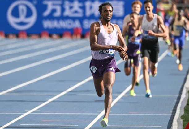 Silesia Diamond League Meeting 2026 In Chorzow CHORZOW, POLAND - AUGUST 23: Firew Wuhib Godana of Ethiopia looks at his watch as he crosses the finish line to win the Men s 3000m Steeplechase Final at the Silesia Diamond League meeting of the 2026 Wanda Diamond League circuit at Silesian Stadium on August 23, 2026 in Chorzow, Poland. Stringer Anadolu Chorzow Poland. Editorial use only. Please get in touch for any other usage.  Copyright: x2026xAnadoluxStringerx