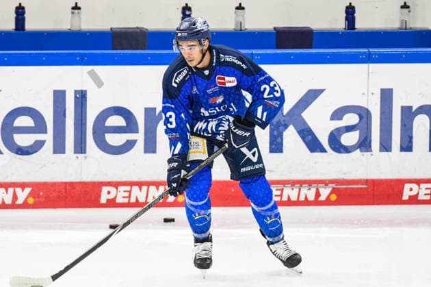 Straubing Tigers vs. Grizzlys Wolfsburg, Eishockey, Deutsche Eishockey Liga, Penny DEL, Vorbereitungsspiel, Gaeuboden Cup, Saison 2026 2027 am 23.08.2026 J.C. Beaudin (Straubing Tigers), Eishockey Herren, Deutsche Eishockey Liga, Penny DEL, Vorbereitungsspiel, Gaeuboden Cup, Saison 2026 2027 am 23.08.2026 im Eisstadion am Pulverturm, Straubing Tigers (blau) gegen Grizzlys Wolfsburg (beige) *** Straubing Tigers vs. Grizzlys Wolfsburg, Ice Hockey, German Ice Hockey League, Penny DEL, Preseason Game, Gaeuboden Cup, 2026–2027 Season on August 23, 2026, J. C. Beaudin, Straubing Tigers, Men’s Ice Hockey, German Ice Hockey League, Penny DEL, Preseason Game, Gaeuboden Cup, 2026–2027 Season on August 23, 2026, at the Eisstadion am Pulverturm, Straubing Tigers (blue) vs. Grizzlys Wolfsburg (beige)