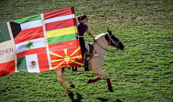 FEI World Championships Aachen 2026. Reit WM in Aachen im Allianz Park (Austragungsort der FEI World Championships) ** NUR FÜR REDAKTIONELLE ZWECKE ** EDITORIAL USE ONLY **<p>Feierliche Abschlussveranstaltung im Hauptstadion am Sonntag, dem 23 08 2026. In diesem Jahr wird in Aachen die Reit WM ausgerichtet. FEI World Championships Aachen 2026. Reit WM in Aachen im Allianz Park (Austragungsort der FEI World Championships) Deutschland NRW Essen Copyright: KerstinxKokoska *** FEI World Championships Aachen 2026 Equestrian World Championships in Aachen at Allianz Park, venue of the FEI World Championships ** FOR EDITORIAL PURPOSES ONLY ** EDITORIAL USE ONLY ** p Closing ceremony at the main stadium on Sunday, August 23, 2026 This year, Aachen will host the World Equestrian Championships FEI World Championships Aachen 2026 World Equestrian Championships in Aachen at Allianz Park Venue of the FEI World Championships Germany North Rhine-Westphalia Essen Copyright KerstinxKokoska Copyright: KerstinxKokoska doc87ac4ltcfw512ksmnlv1 ,EDITORIAL USE ONLY