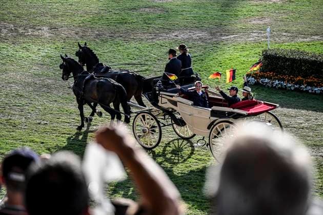 FEI World Championships Aachen 2026. Reit WM in Aachen im Allianz Park (Austragungsort der FEI World Championships) ** NUR FÜR REDAKTIONELLE ZWECKE ** EDITORIAL USE ONLY **<p>Feierliche Abschlussveranstaltung im Hauptstadion am Sonntag, dem 23 08 2026. In diesem Jahr wird in Aachen die Reit WM ausgerichtet. FEI World Championships Aachen 2026. Reit WM in Aachen im Allianz Park (Austragungsort der FEI World Championships) Deutschland NRW Essen Copyright: KerstinxKokoska *** FEI World Championships Aachen 2026 Equestrian World Championships in Aachen at Allianz Park, venue of the FEI World Championships ** FOR EDITORIAL PURPOSES ONLY ** EDITORIAL USE ONLY ** p Closing ceremony at the main stadium on Sunday, August 23, 2026 This year, Aachen will host the World Equestrian Championships FEI World Championships Aachen 2026 World Equestrian Championships in Aachen at Allianz Park Venue of the FEI World Championships Germany North Rhine-Westphalia Essen Copyright KerstinxKokoska Copyright: KerstinxKokoska doc87ac4o6ffnm607bbicu ,EDITORIAL USE ONLY