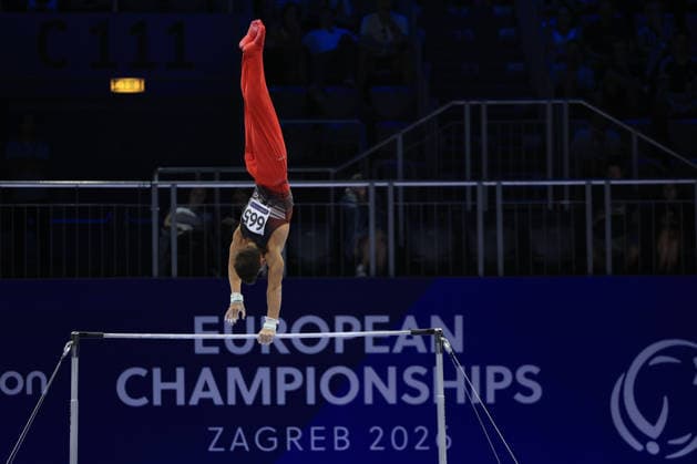 Zagreb, 23.08.2026. - 37TH EUROPEAN MEN™S ARTISTIC GYMNASTICS Men s Artistic Gymnastics Team Final SENIORS. 665 TAMSEL Dominic (SUI) Men s Artistic Gymnastics Team Final SENIORS  2S6A6506.JPG