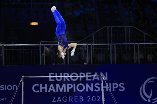 Zagreb, 23.08.2026. - 37TH EUROPEAN MEN™S ARTISTIC GYMNASTICS Men s Artistic Gymnastics Team Final SENIORS. 649 MARINOV Daniel (WG2) Men s Artistic Gymnastics Team Final SENIORS  2S6A7061.JPG