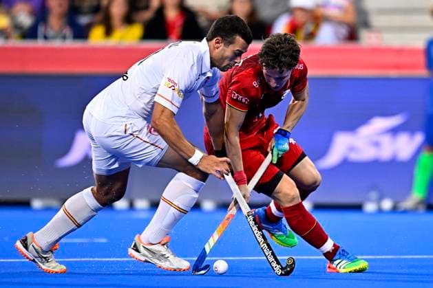 Spain v Belgium - FIH Hockey World Cup 2026 WAVRE, BELGIUM - AUGUST 23 : Foubert Victor of Belgium during the FIH Hockey World Cup 2026 M36 second phase group pool F match between Spain and Belgium on August 23, 2026 in Wavre, Belgium, 23 08 2026 Wavre Belgium  Copyright: xTomasxSiskx