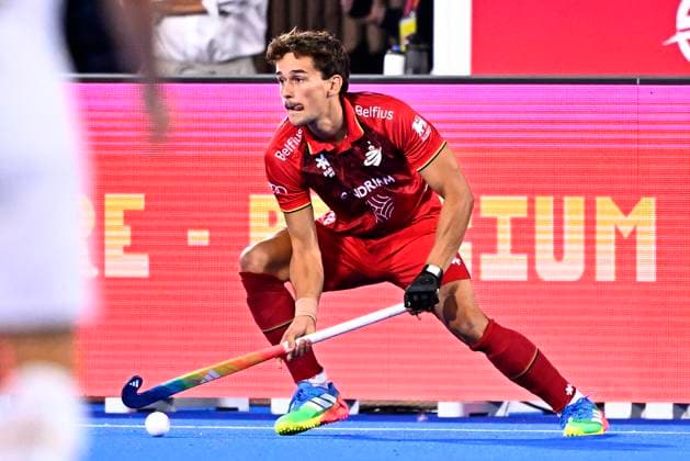 Spain v Belgium - FIH Hockey World Cup 2026 WAVRE, BELGIUM - AUGUST 23 : Van Oost Maxime of Belgium during the FIH Hockey World Cup 2026 M36 second phase group pool F match between Spain and Belgium on August 23, 2026 in Wavre, Belgium, 23 08 2026 Wavre Belgium  Copyright: xTomasxSiskx