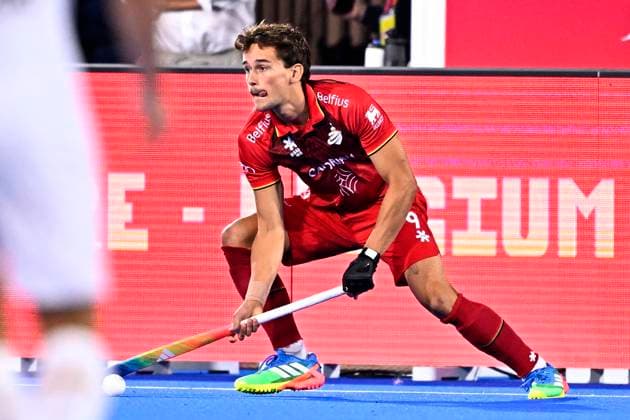 Spain v Belgium - FIH Hockey World Cup 2026 WAVRE, BELGIUM - AUGUST 23 : Van Oost Maxime of Belgium during the FIH Hockey World Cup 2026 M36 second phase group pool F match between Spain and Belgium on August 23, 2026 in Wavre, Belgium, 23 08 2026 Wavre Belgium  Copyright: xTomasxSiskx