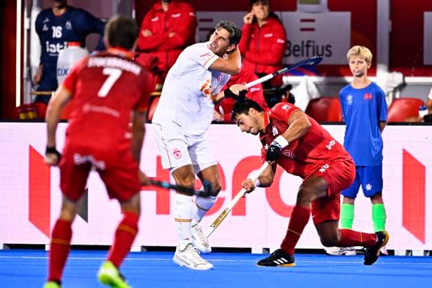 Spain v Belgium - FIH Hockey World Cup 2026 WAVRE, BELGIUM - AUGUST 23 : Hendrickx Alexander of Belgium during the FIH Hockey World Cup 2026 M36 second phase group pool F match between Spain and Belgium on August 23, 2026 in Wavre, Belgium, 23 08 2026 Wavre Belgium  Copyright: xTomasxSiskx