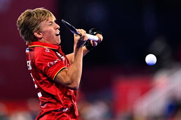 Spain v Belgium - FIH Hockey World Cup 2026 WAVRE, BELGIUM - AUGUST 23 : Vloeberghs Jack of Belgium during the FIH Hockey World Cup 2026 M36 second phase group pool F match between Spain and Belgium on August 23, 2026 in Wavre, Belgium, 23 08 2026 Wavre Belgium  Copyright: xTomasxSiskx