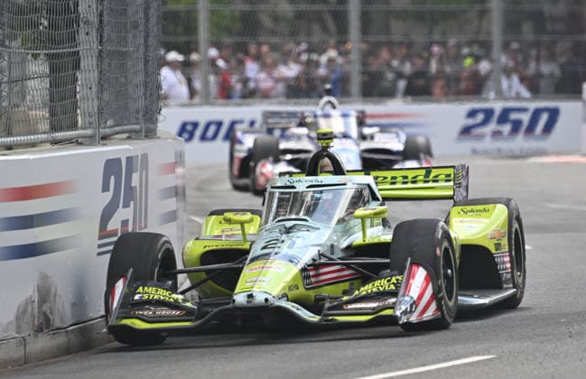 Ed Carpenter Racing driver Christian Rasmussen from Denmark (21) competes in the Freedom 250 Grand Prix IndyCar, Indy Car, IRL, USA Series race on the National Mall in Washington, DC on Sunday, August 23, 2026.  WAP20260823862 DAVIDxTULIS
