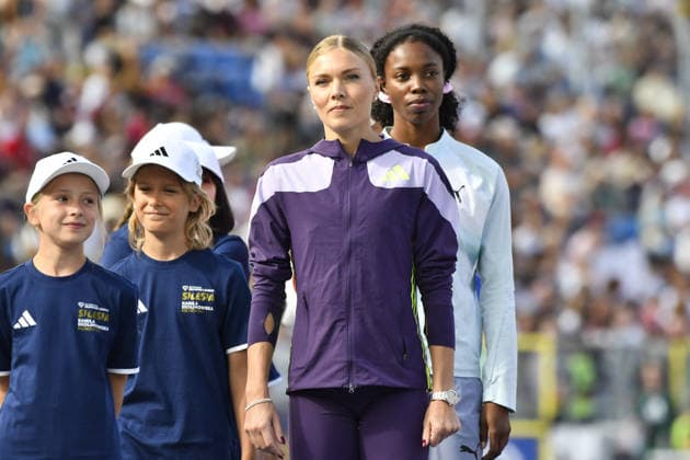 TRACK AND FIELD - International Track and Field Meet - Silesia Diamond League Photo by IPA ABACAPRESS.COM87735602 - Dariya Derkach at the Diamond League Silesia Memorial Kamili Skolimowska in Chorzów, Poland, on August 23, 2026 Chorzow Poland  Copyright: xIPAxSport ABACAx