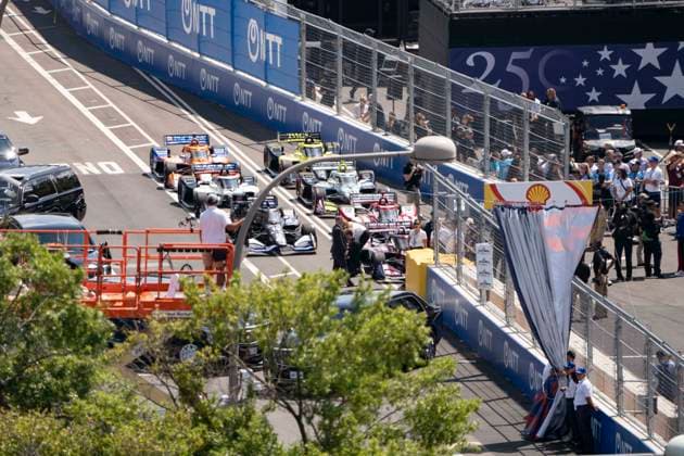 August 23, 2026, Washington, District Of Columbia, USA: United States President Donald J Trump at the Freedom 250 Grand Prix in Washington, DC, USA, on Sunday, August 23, 2026. The 250 mile race consists of 147 laps of the 1.7 mile, 7 turn course and will be the first ever NTT IndyCar, Indy Car, IRL, USA Series race held in the nationÃ¢â‚¬â ¢s capital Washington USA - ZUMAs152 0864639887st Copyright: xAndrewxThomasx
