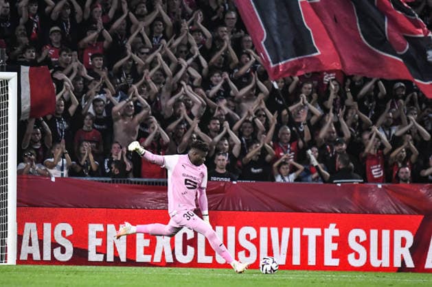 FOOTBALL : Stade Rennais vs Paris SG - Ligue 1 - JournÃ e 1 - 23 08 2026 Brice Samba (Stade Rennais) RennesFrance  Copyright: xBaptistexAutissierx