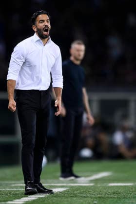Torino FC v AC Milan - Serie A Ruben Amorim, head coach of AC Milan, reacts during the Serie A football match between Torino FC and AC Milan. Turin Italy Copyright: xNicolòxCampox