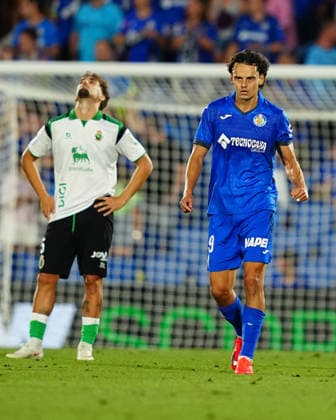 Getafe CF v Real Racing Club de Santander - LaLiga EA Sports 2026 27 MD2 Enes Unal of Getafe CF celebrates after scoring his team s first goal during the LaLiga EA Sports 2026 27 match between Getafe CF and Real Racing Club de Santander at Estadio Coliseum on August 23, 2026 in Getafe, Spain. Getafe Estadio Coliseum Getafe Spain Copyright: xGokhanxTanerx xPSxImagesxGokhanxTanerx