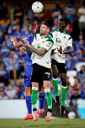 August 23, 2026, Getafe, Madrid, Spain: Manu Hernando of Real Racing Club in action during the Spanish League, LaLiga EA Sports, football match played between Getafe CF and Real Racing Club de Santander at Coliseum de Getafe stadium on August 23, 2026, in Getafe, Madrid, Spain. Getafe CF V Real Racing Club De Santander - LaLiga EA Sports  - ZUMAa181 20260823_zaa_a181_142 Copyright: xAngelxPerezxMecax