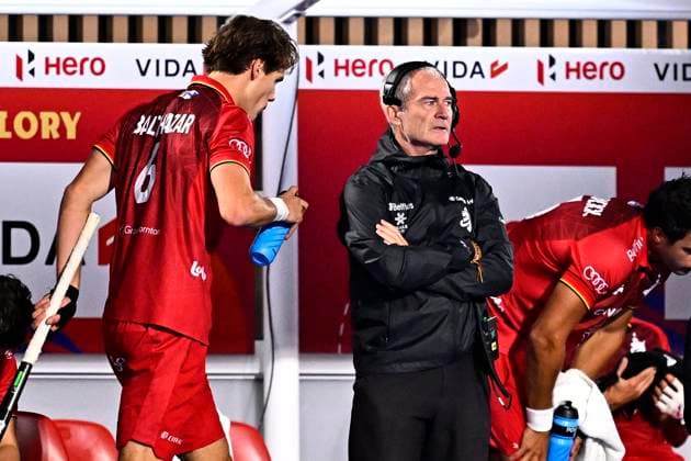 Spain v Belgium - FIH Hockey World Cup 2026 WAVRE, BELGIUM - AUGUST 23 : McLeod Shane head coach of Belgium during the FIH Hockey World Cup 2026 M36 second phase group pool F match between Spain and Belgium on August 23, 2026 in Wavre, Belgium, 23 08 2026 Wavre Belgium  Copyright: xTomasxSiskx