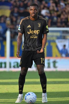 IPA87740470 - Pierre Kalulu of Juventus during the 2026–2027 Serie A match between Frosinone and Juventus at Benito Stirpe Stadium in Frosinone, Italy, on August 23, 2026. Mattia Vian  Copyright: xMattiaxVian IPAxSportx xx 87740470