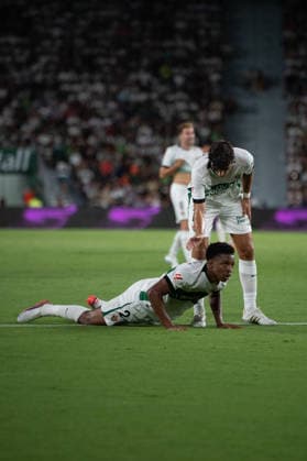 August 23, 2026, Elche, Alicante, Spain: 2 BUBA SANGARE and 5 FEDERICO REDONDO during the match between Elche CF and FC Barcelona, Barca from LaLiga EASports, matchweek 2, disputed at the MartoÂ­nez Valero stadium, Alicante Elche Spain - ZUMAc290 20260823_zsp_c290_039 Copyright: xJordixCantox