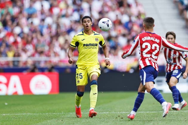 Santiago Mourino (Villarreal), AUGUST 23, 2026 - Football Soccer : Spanish LaLiga EA Sports match between Club Atletico de Madrid - Villarreal CF at the Estadio Riyahd Air Metropolitano in Madrid, Spain. Noxthirdxpartyxsales  aflo_342498392 MutsuxKawamorix