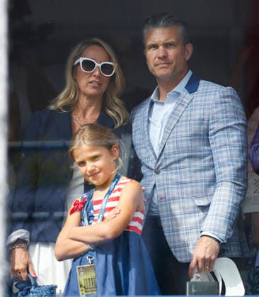 August 23, 2026: Secretary of War, Pete Hegseth, watches the celebration after the NTT IndyCar, Indy Car, IRL, USA Series Freedom 250 on August 22, 2026 on the streets of Washington, DC. CSM Washington Dc USA - ZUMAc04_ 20260823_zma_c04_085 Copyright: xJustinxCooperx