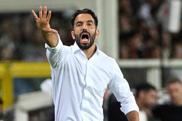 RUBEN AMORIM Coach, Milan, Serie A 2026-27, Torino-Milan 1-2, azione, action, single shot SERIE A 2026-27 TORINO-MILAN 1-2