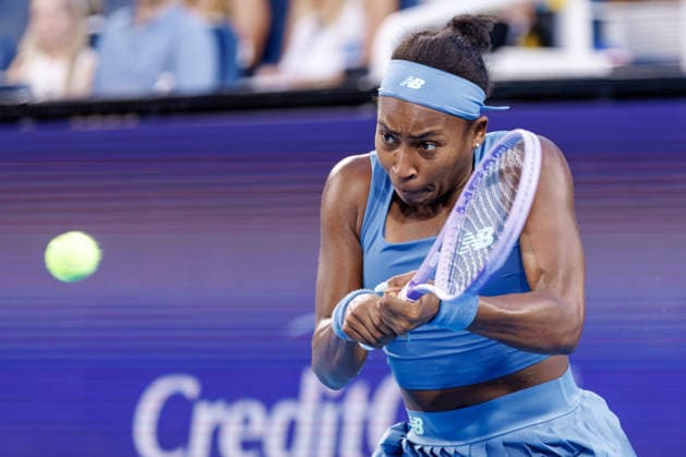 August 23, 2026, Mason, Ohio, U.S: Coco Gauff (USA) hits a two-handed backhand during the womenÃ¢â‚¬â ¢s Championship of the Cincinnati Open at the Lindner Family Tennis Center , Mason, Oh. Mason U.S - ZUMAs304 20260823_zaf_s304_057 Copyright: xScottxStuartx