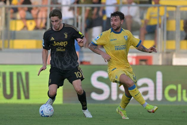 SOCCER - Serie A - Frosinone Calcio vs. Juventus FC Photo by IPA ABACAPRESS.COM87747635 - Kenan Yildiz of Juventus in action during the Serie A Enilive soccer match between Frosinone and Juventus FC at Benito Stirpe Stadium on August 23, 2026, in Frosinone, Lazio. During the Frosinone Calcio vs. Juventus FC Italian Serie A soccer match in Frosinone, Italy, on August 23, 2026 Frosinone Italy  Copyright: xIPAxSport ABACAx