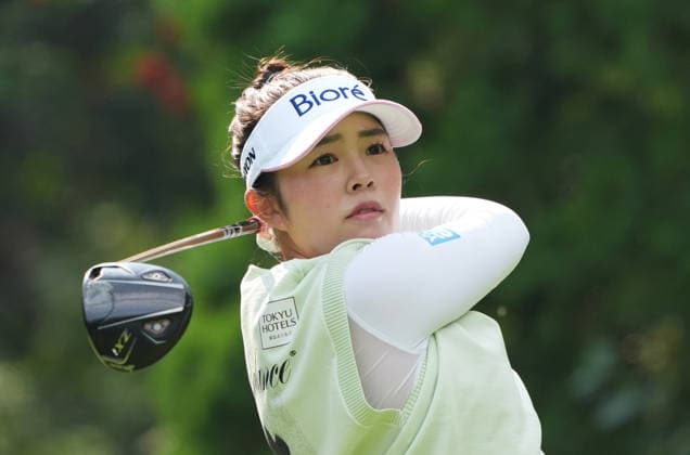 Golf: CPKC Women s Open Miyu Yamashita of Japan hits off the fourth tee during the final round of the CPKC Women s Open golf tournament at Royal Mayfair Golf Club in Edmonton, Canada, on Aug. 23, 2026.  A14AA0005626513P