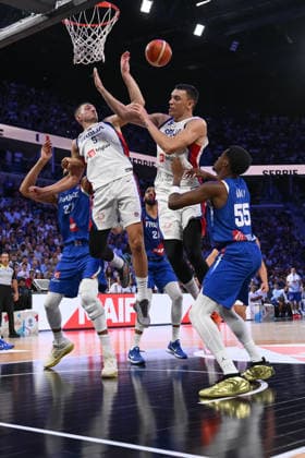 A warm-up match for the 2027 World Cup between France and Serbia at the CO™MET Arena in OrlÃ ans on 23 August 2026. - 23 08 2026 - France France OrlÃ ans -  JulienxMattiax xLexPictorium LePictorium_0339462