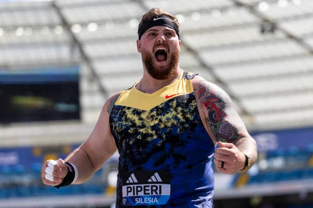 Wanda Diamond League And Kamila Skolimowska Memorial In Chorzow Adrian Piperi during the men™s shot put competition at the Diamond League and the Kamila Skolimowska Memorial in Chorzow, Poland, on 23 August 2026. Chorzow Poland  Copyright: xAndrzejxIwanczukx originalFilename:iwanczuk-wandadia260823_np7dA.jpg