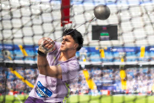 Wanda Diamond League And Kamila Skolimowska Memorial In Chorzow Merlin Hummel during the men™s hammer throw at the Diamond League and Kamila Skolimowska Memorial in chorzow,Poland on August 23, 2026 Chorzow Poland  Copyright: xAndrzejxIwanczukx originalFilename:iwanczuk-wandadia260823_npegW.jpg