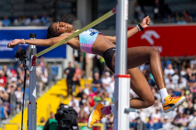 Wanda Diamond League And Kamila Skolimowska Memorial In Chorzow Lamara Distin during the women™s high jump at the Diamond League and Kamila Skolimowska Memorial in chorzow,Poland on August 23, 2026 Chorzow Poland  Copyright: xAndrzejxIwanczukx originalFilename:iwanczuk-wandadia260823_nptCi.jpg