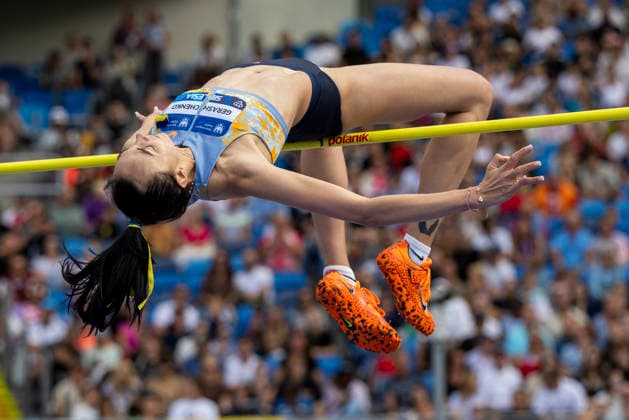 Wanda Diamond League And Kamila Skolimowska Memorial In Chorzow Iryna Gerashchenko during the women™s high jump at the Diamond League and Kamila Skolimowska Memorial in chorzow,Poland on August 23, 2026 Chorzow Poland  Copyright: xAndrzejxIwanczukx originalFilename:iwanczuk-wandadia260823_npuuj.jpg