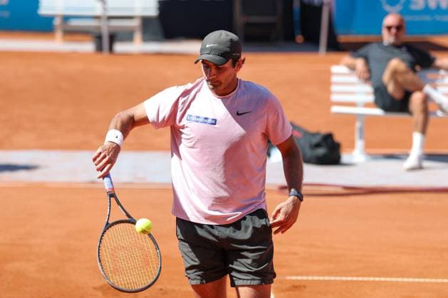 im Bild: Benjamin Hassan (LBN), Matthew W. Donald (CZE) vs. Benjamin Hassan (LBN), ATP, Tennis Herren Challenger Schwaben Open, Herren, Tennis, Qualifikationsrunde, 24.08.2026 Augsburg Bayern Deutschland *** Pictured: Benjamin Hassan (LBN) vs. Matthew W. Donald (CZE), ATP Challenger Schwaben Open, Men s Tennis, Qualifying Round, August 24, 2026, Augsburg, Bavaria, Germany Copyright: xkolbert-press ChristianxKolbertx