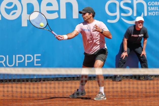 Sport Bilder des Tages im Bild: Benjamin Hassan (LBN), Matthew W. Donald (CZE) vs. Benjamin Hassan (LBN), ATP, Tennis Herren Challenger Schwaben Open, Herren, Tennis, Qualifikationsrunde, 24.08.2026 Augsburg Bayern Deutschland *** Pictured: Benjamin Hassan (LBN) vs. Matthew W. Donald (CZE), ATP Challenger Schwaben Open, Men s Tennis, Qualifying Round, August 24, 2026, Augsburg, Bavaria, Germany Copyright: xkolbert-press ChristianxKolbertx