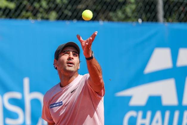 im Bild: Benjamin Hassan (LBN), Matthew W. Donald (CZE) vs. Benjamin Hassan (LBN), ATP, Tennis Herren Challenger Schwaben Open, Herren, Tennis, Qualifikationsrunde, 24.08.2026 Augsburg Bayern Deutschland *** Pictured: Benjamin Hassan (LBN) vs. Matthew W. Donald (CZE), ATP Challenger Schwaben Open, Men s Tennis, Qualifying Round, August 24, 2026, Augsburg, Bavaria, Germany Copyright: xkolbert-press ChristianxKolbertx