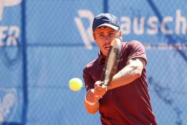 im Bild: Matthew W. Donald (CZE), Matthew W. Donald (CZE) vs. Benjamin Hassan (LBN), ATP, Tennis Herren Challenger Schwaben Open, Herren, Tennis, Qualifikationsrunde, 24.08.2026 Augsburg Bayern Deutschland *** Pictured: Matthew W. Donald (CZE), Matthew W. Donald (CZE) vs. Benjamin Hassan (LBN), ATP Challenger Schwaben Open, Men s Tennis, Qualifying Round, August 24, 2026, Augsburg, Bavaria, Germany Copyright: xkolbert-press ChristianxKolbertx