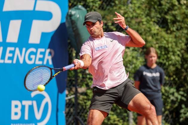 im Bild: Benjamin Hassan (LBN), Matthew W. Donald (CZE) vs. Benjamin Hassan (LBN), ATP, Tennis Herren Challenger Schwaben Open, Herren, Tennis, Qualifikationsrunde, 24.08.2026 Augsburg Bayern Deutschland *** Pictured: Benjamin Hassan (LBN) vs. Matthew W. Donald (CZE), ATP Challenger Schwaben Open, Men s Tennis, Qualifying Round, August 24, 2026, Augsburg, Bavaria, Germany Copyright: xkolbert-press ChristianxKolbertx