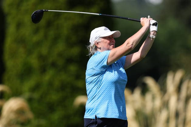 REPRO FREE *PRESS RELEASE NO REPRODUCTION FEE* EDITORIAL USE ONLY Australian Spoons All-Ireland Final, Longford Golf Club, Longford 24 8 2026 A competitor tees off the first A competitor tees off the first 24 8 2026  Copyright: xx BB3_7839