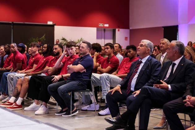 August 24, 2026, Barcelona, Barcelona, Spain: Aleksander Sekulic, head coach of FC Barcelona, Barca and players attends the presentation of the Centenary events of the FC Barcelona Basketball section at Auditori 1899 on August 24, 2026 in Barcelona, Spain. Presentation Of The Centenary Events Of The FC Barcelona Basketball Section  - ZUMAa181 20260824_zaa_a181_012 Copyright: xJavierxBorregox
