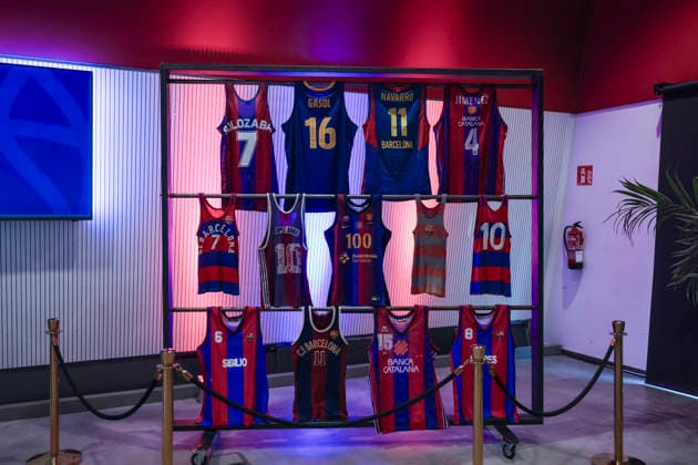August 24, 2026, Barcelona, Barcelona, Spain: Exhibition of shirts from the last 100 years during presentation of the Centenary events of the FC Barcelona, Barca Basketball section at Auditori 1899 on August 24, 2026 in Barcelona, Spain. Presentation Of The Centenary Events Of The FC Barcelona Basketball Section  - ZUMAa181 20260824_zaa_a181_039 Copyright: xJavierxBorregox