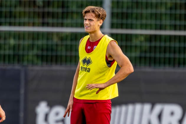 Ingolstadt, Deutschland 24. August 2026: 3. Liga - 2026 2027 - FC Ingolstadt 04 - Training Im Bild: Tomislav Bagaric (FCI) Trainingsgelände Audi Sportpark Bayern *** Ingolstadt, Germany, August 24, 2026; 3. Liga 2026–2027; FC Ingolstadt 04 Training; Pictured: Tomislav Bagaric; FCI Training Facility; Audi Sportpark Bayern Copyright: xFotostandx xSchäferx