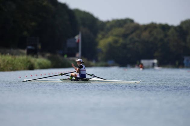RECORD DATE NOT STATED 24th August 2026; Bosbaan, Amsterdam, Holland, Netherlands; 2026 World Rowing Championships, Day One; Great Britain Womens Single Sculls (W1x) with Lauren Henry during practice AnthonyxBenoit